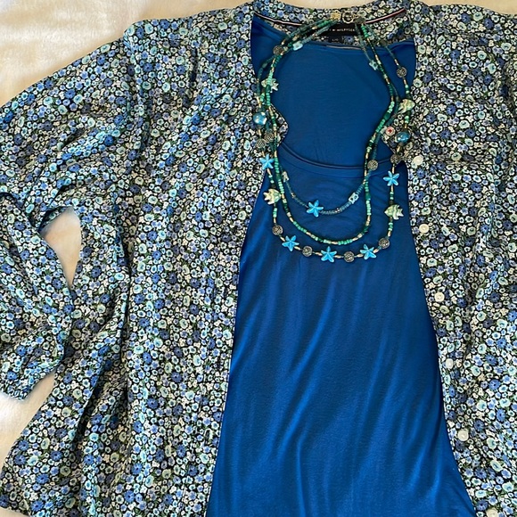 EUC Tommy Hilfiger Floral Garden Peasant Style Blouse - Picture 16 of 16